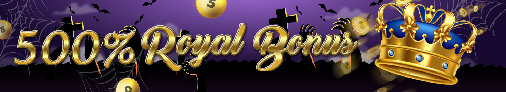 Spooky Royal Bonus Banner