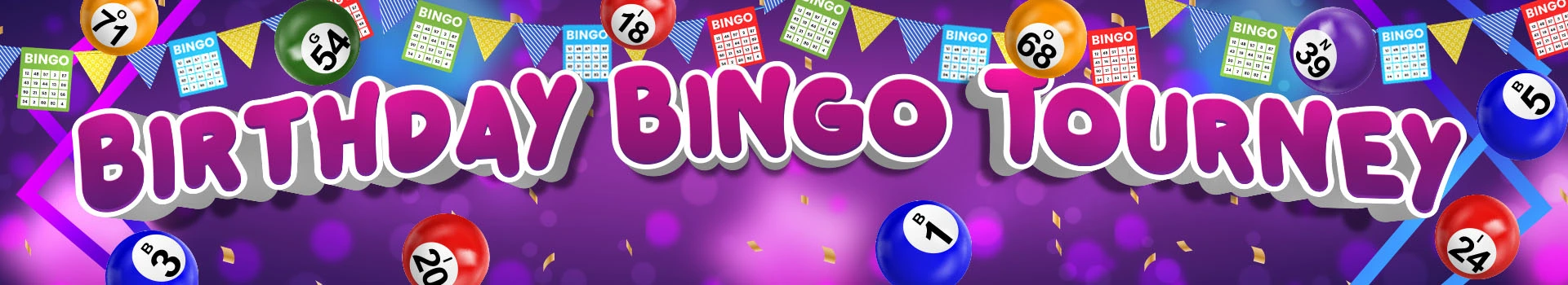 birthday bingo tourney banner