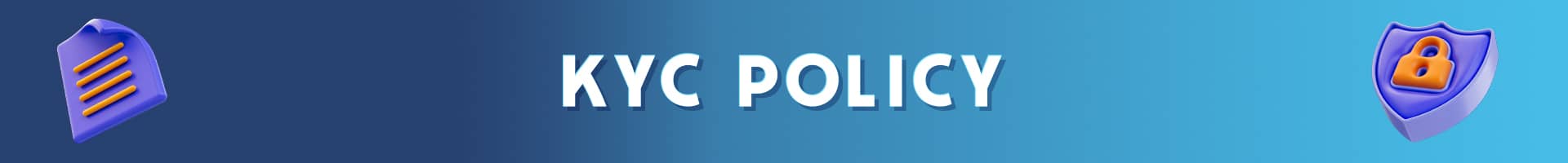 KyC Policy banner desktop